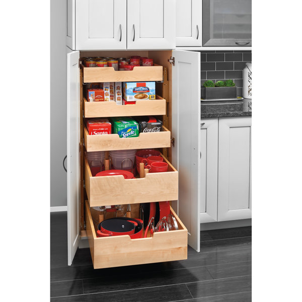 RevAShelf Wood Pilaster System Pull Out Pantry Wayfair